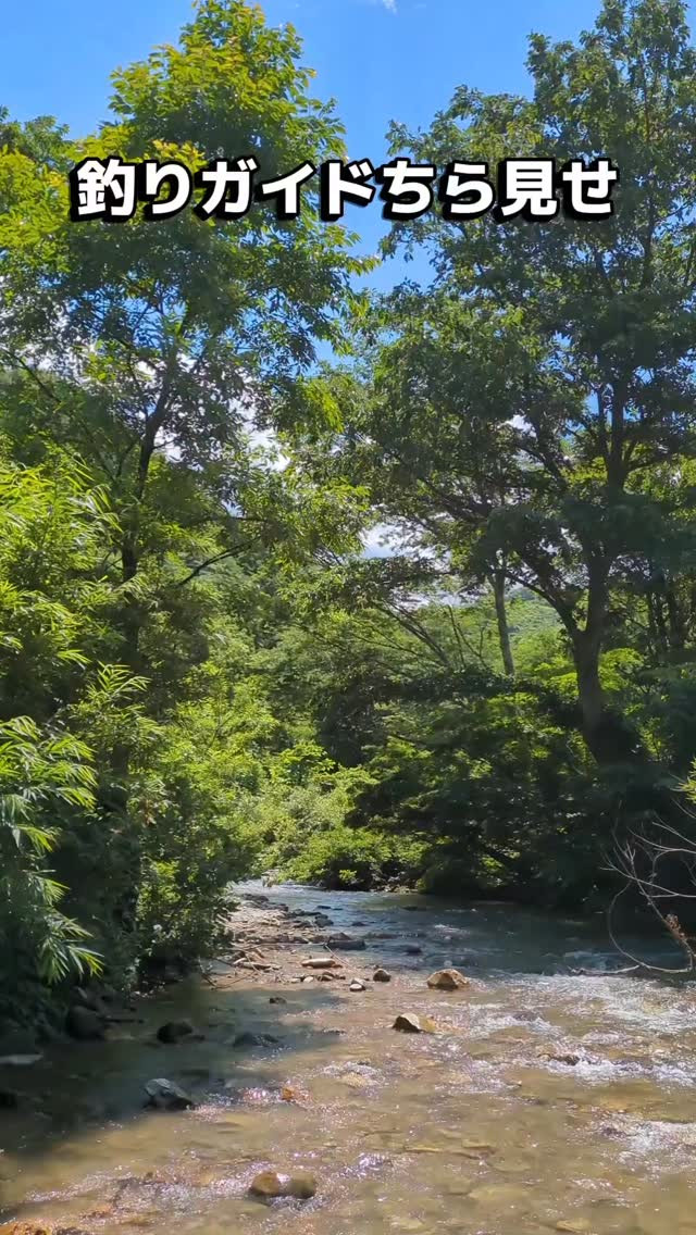 釣りガイドの風景です。